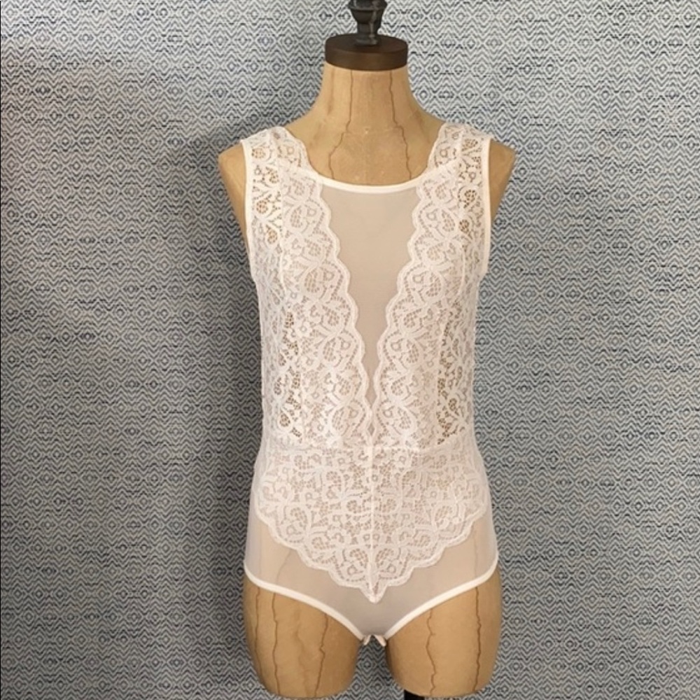 NWT ThirdLove White Lace Bodysuit